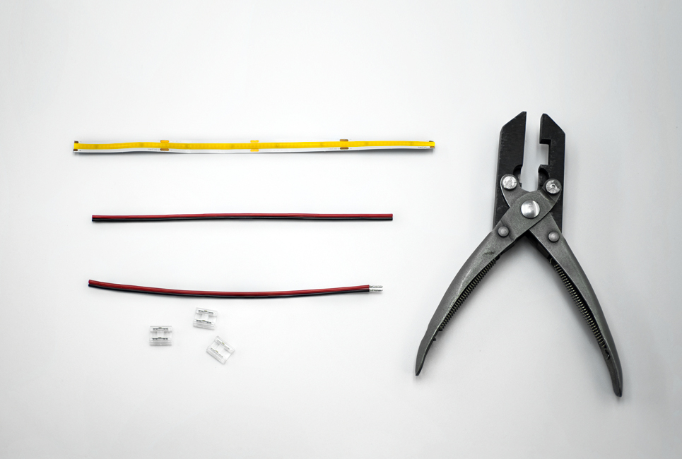 Specjalne narzędzie do stosowania złączy – szczypce płaskie