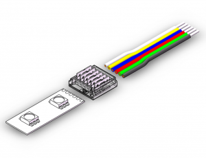 Faixa de LED SMD RGB+WW+CW