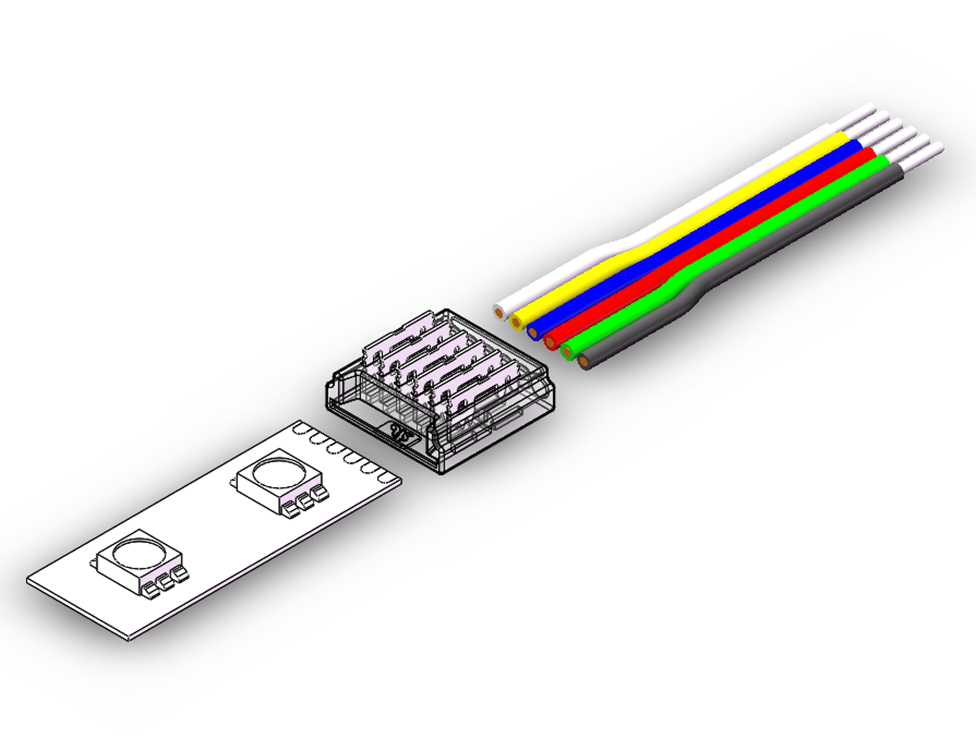 RGB+WW+CW SMD-LED-Streifen